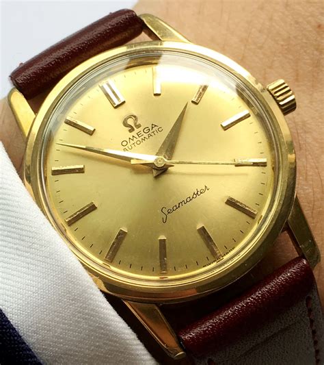 omega seamaster silver vintage|omega seamaster gold vintage price.